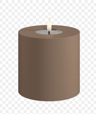 Mocca Outdoor LED Candle 10x10cm