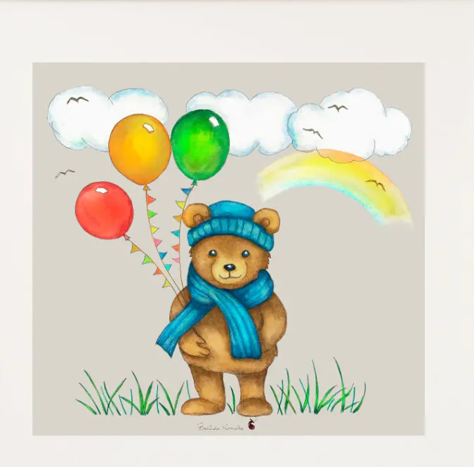 Be Brave Be Happy 6x6 BN
