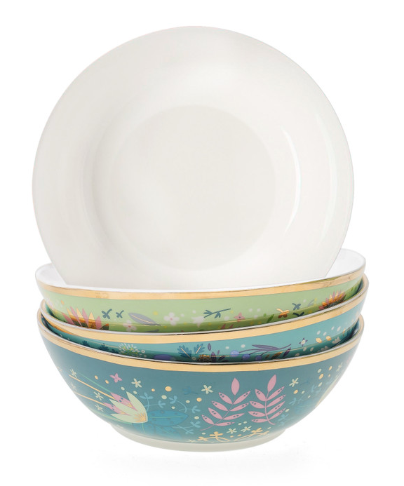 Birdy Set/4 Cereal Bowls