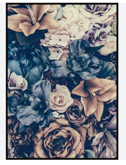 Boquet 1, 100cmx100cm canvas print