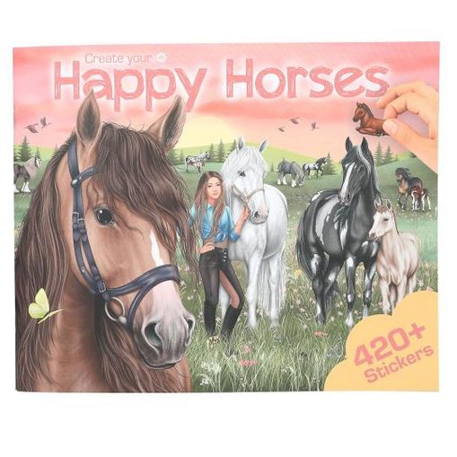 Create Your Happy Horse Colouring