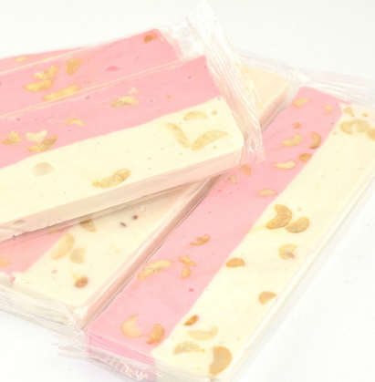 Pink & White Nougat 60g