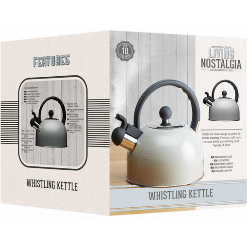LN Whistling Kettle - Grey 1.3L