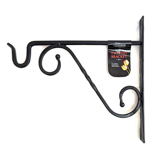 Twisted Bracket Black 35cm
