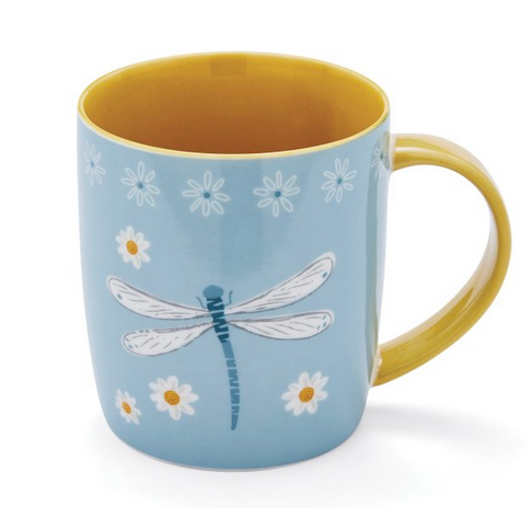 English Meadow - Dragonfly Barrel Mug