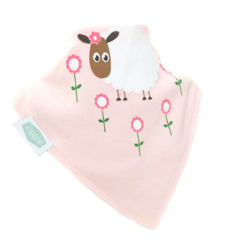 Cute Pink Sheep Bib