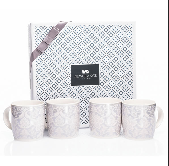 Bella China Mugs Set/4