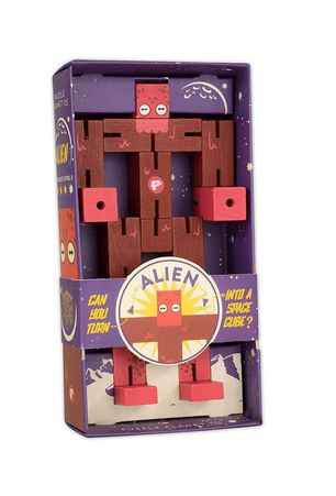 Wood Planet Puzzle - Alien
