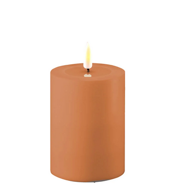 Caramel Outdoor LED Candle 7.5x10cm