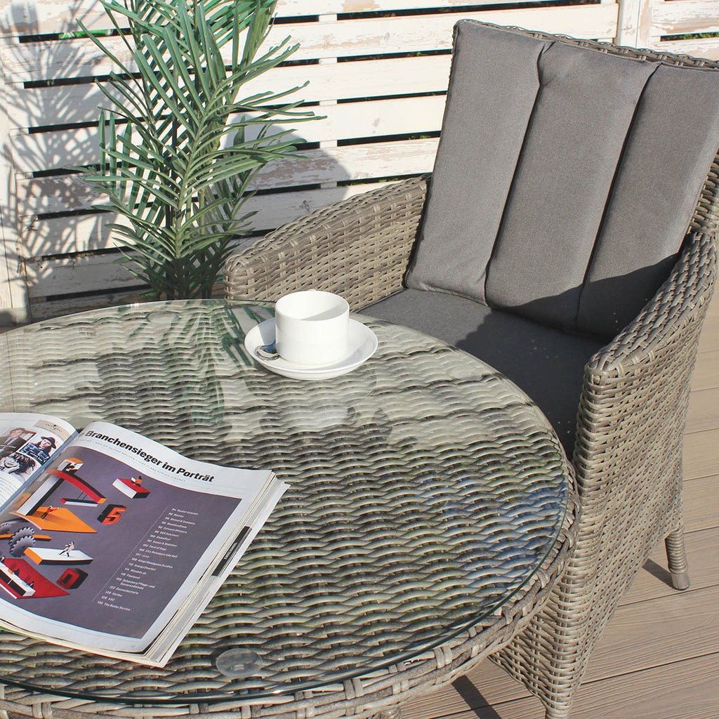 Oxford Bistro Set - ( Dark Grey) - Rathwood Store