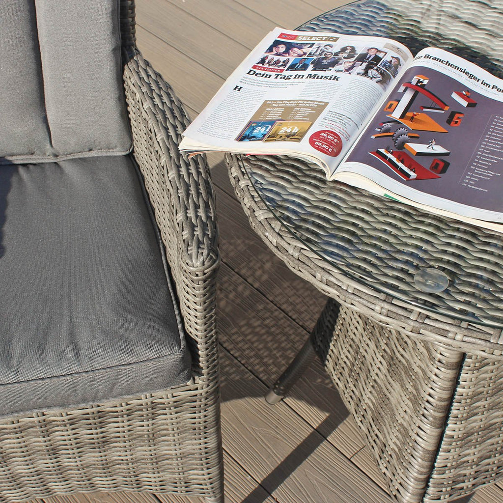 Oxford Bistro Set - ( Dark Grey) - Rathwood Store