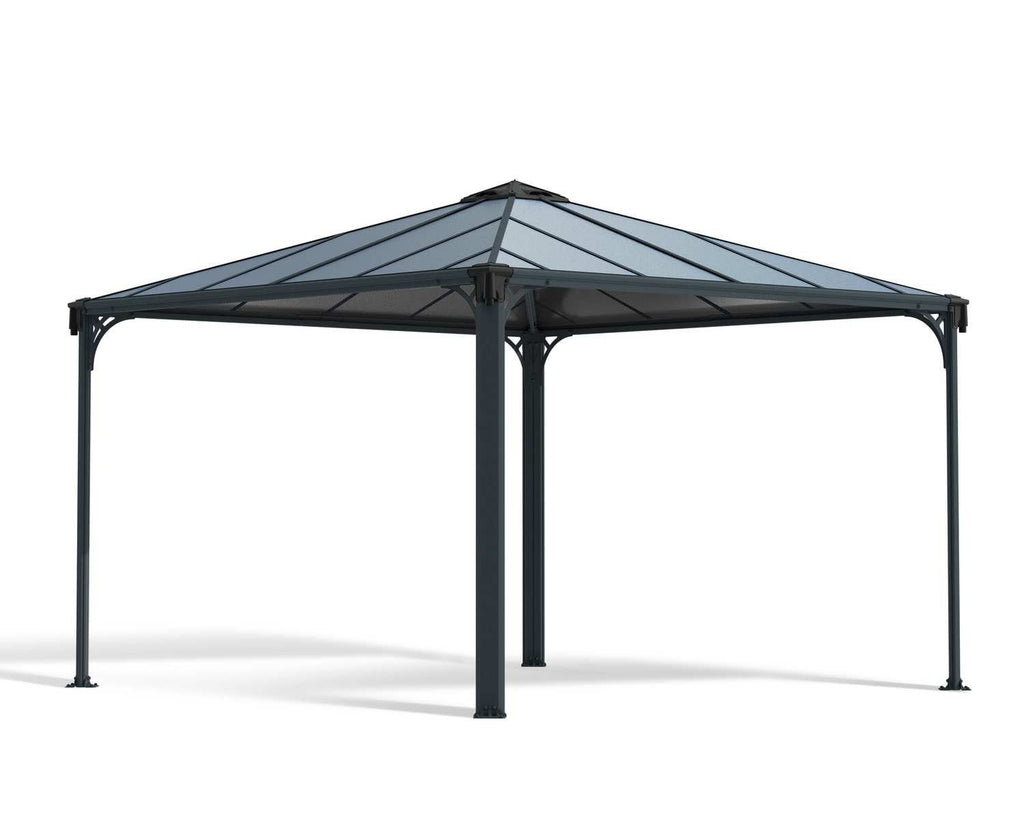 Palermo 12 ft. x 12 ft. Gazebo Kit - Grey Structure - Rathwood Store