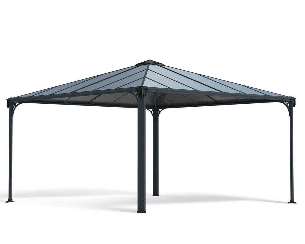 Palermo 14 ft. x 14 ft. Gazebo Kit - Grey Structure - Rathwood Store