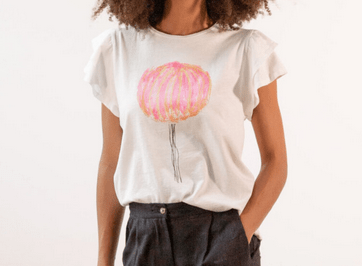 PAN T-Shirt SS25 - White Tulip - Rathwood Store