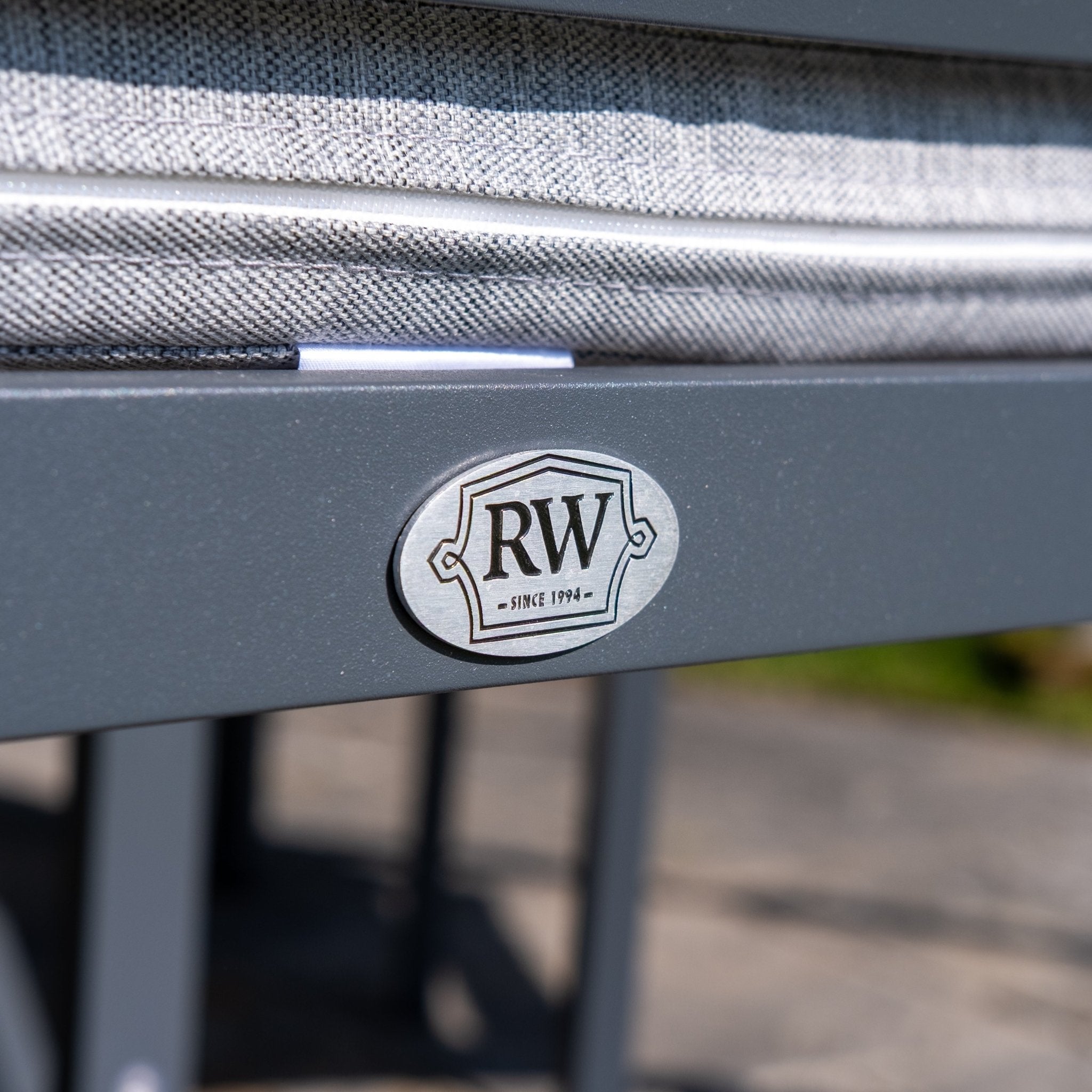 Panama - 6 Seater Set with 135cm Round Table (Dark Grey) - Rathwood Store