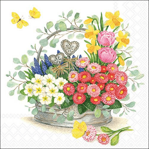 Paper Napkins - Spring Flower Decoration - Rathwood Store