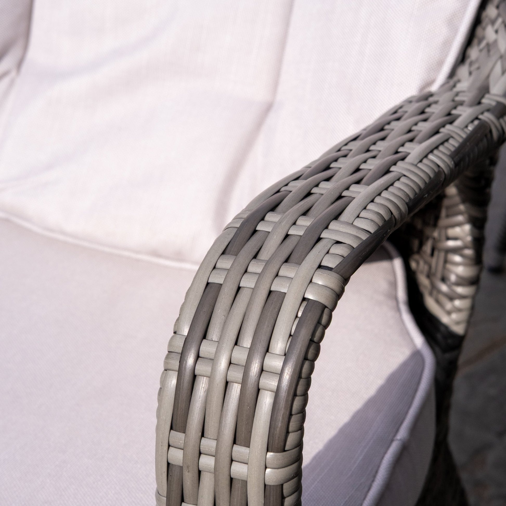 Parma - 6 Seater Set with 135cm Round Table (Grey) - Rathwood Store