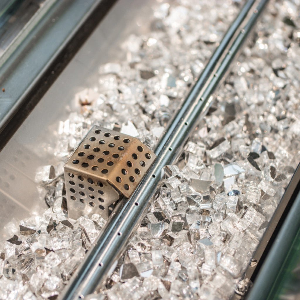 Parma - 6 Seater Set with Rectangular Firepit Table (Grey) - Rathwood Store