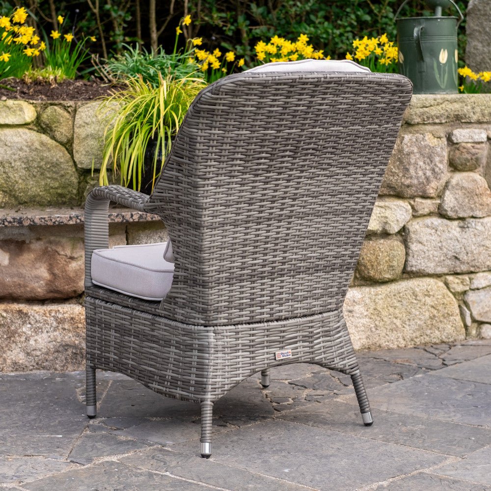 Parma - 8 Seater Set with 170cm Round Table (Grey) - Rathwood Store