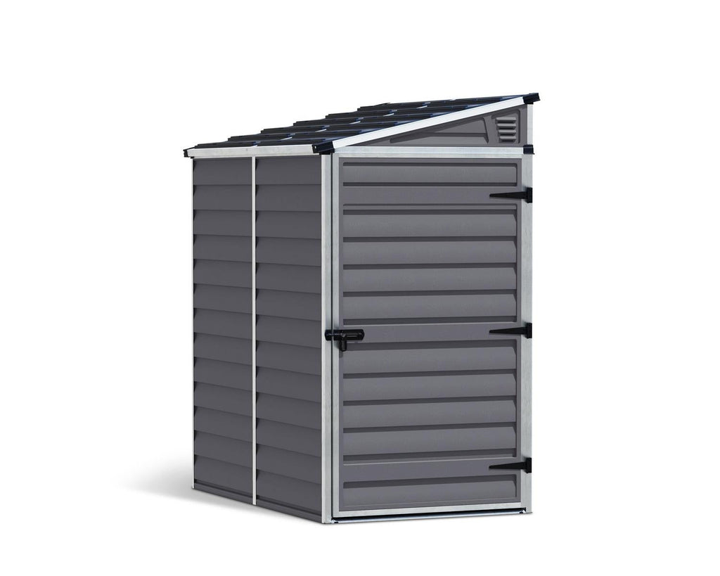 Pent 4 ft. x 6 ft. Shed Kit - Dark Grey - Rathwood Store