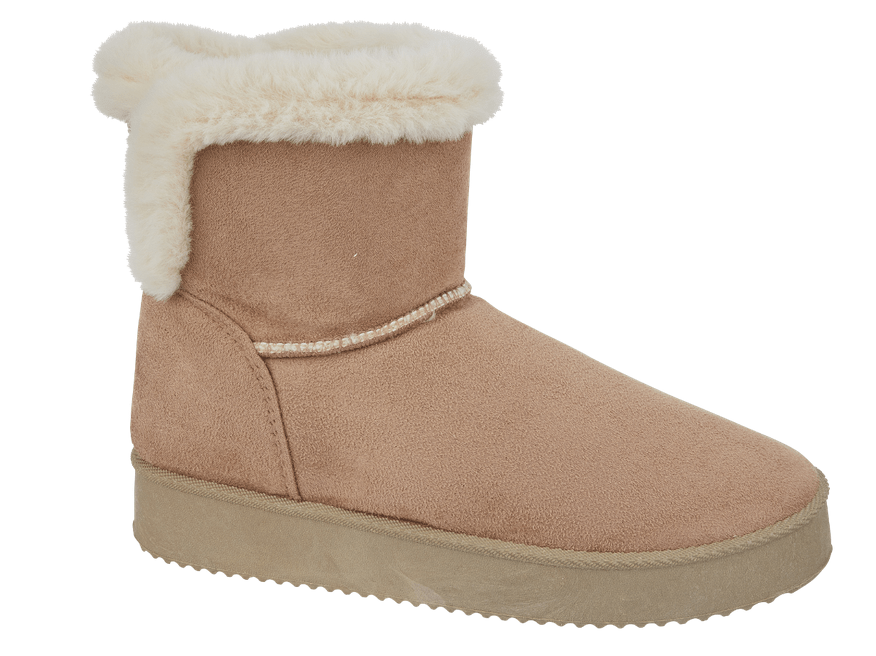 Perth Fleece Ankle Boot - BEIGE - Rathwood Store