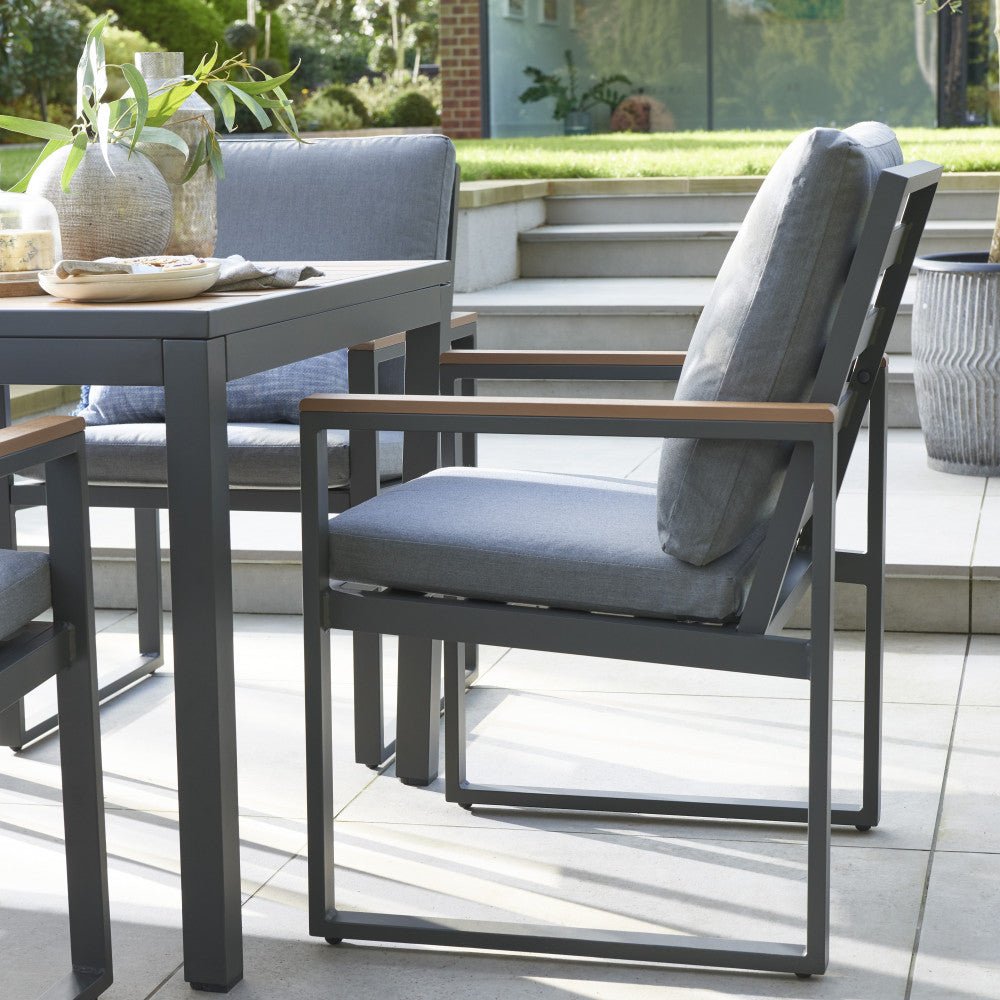 Pisa - 4 Seater Dining Set with Square Table - Rathwood Store