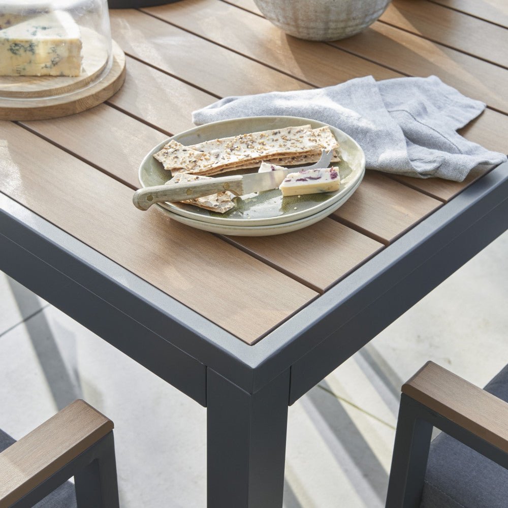 Pisa - 6 Seater Dining Set with Rectangular Table - Rathwood Store