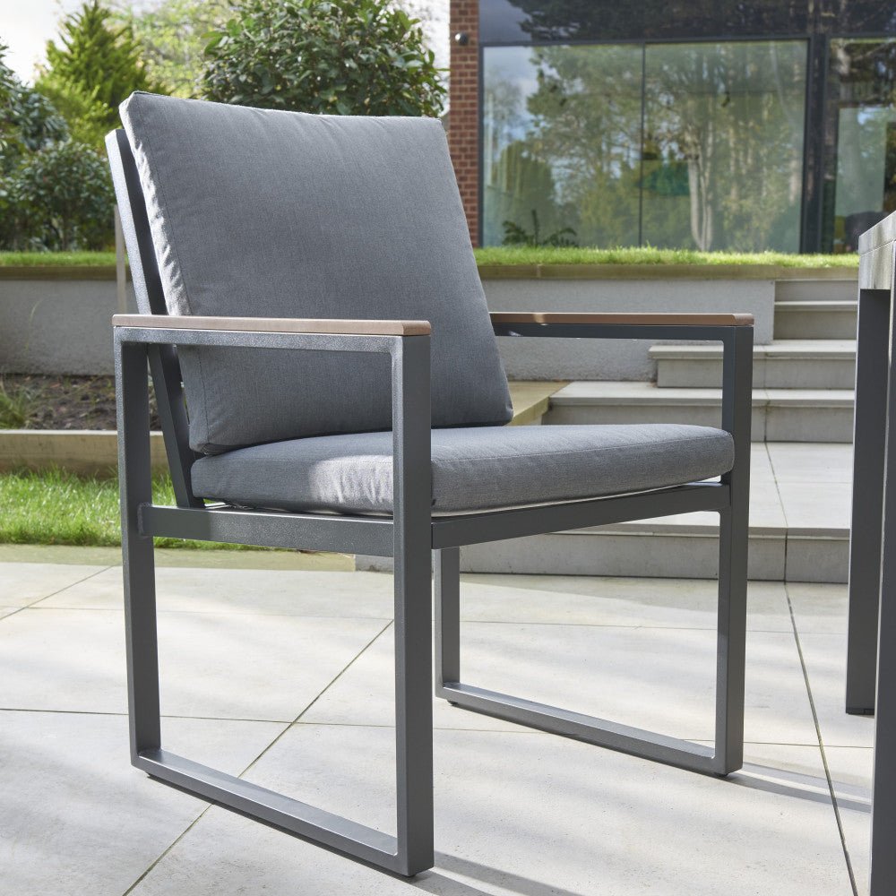 Pisa - 6 Seater Dining Set with Rectangular Table - Rathwood Store
