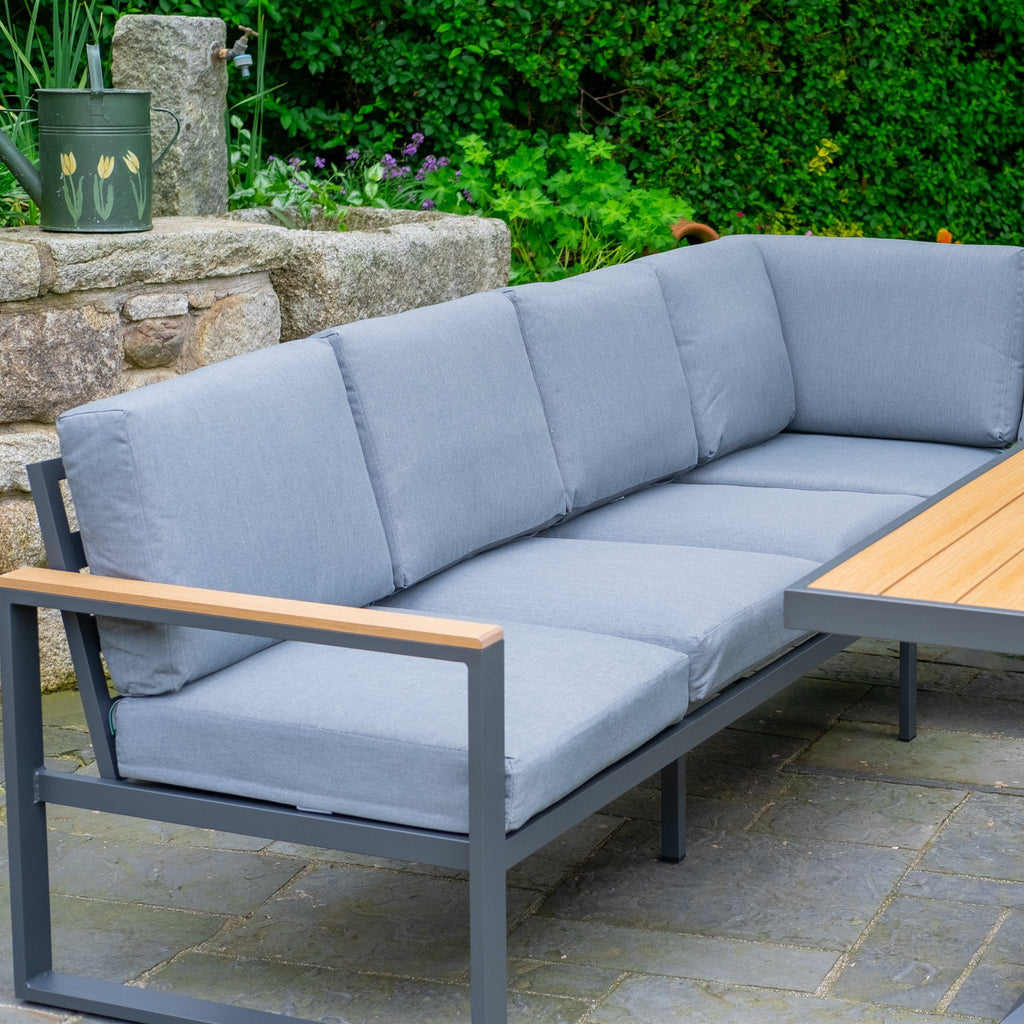 Pisa - Large Corner Sofa Set with Adjustable Table - Rathwood Store