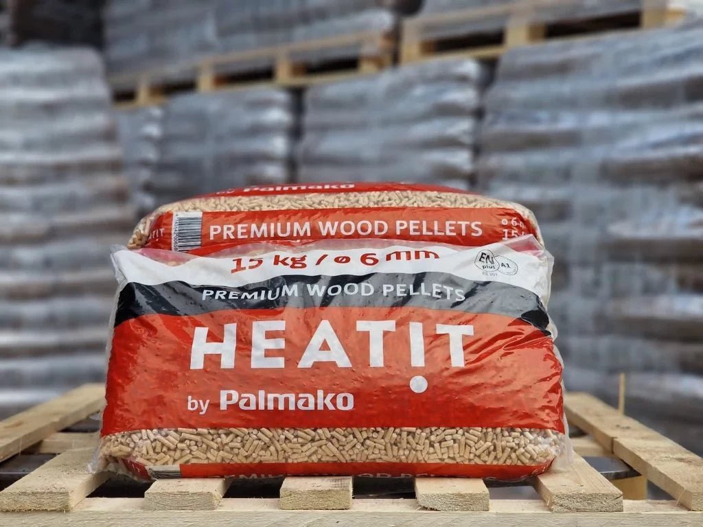 Premium Wood Pellets – Pallet of 35 x 15kg Bags - Rathwood Store