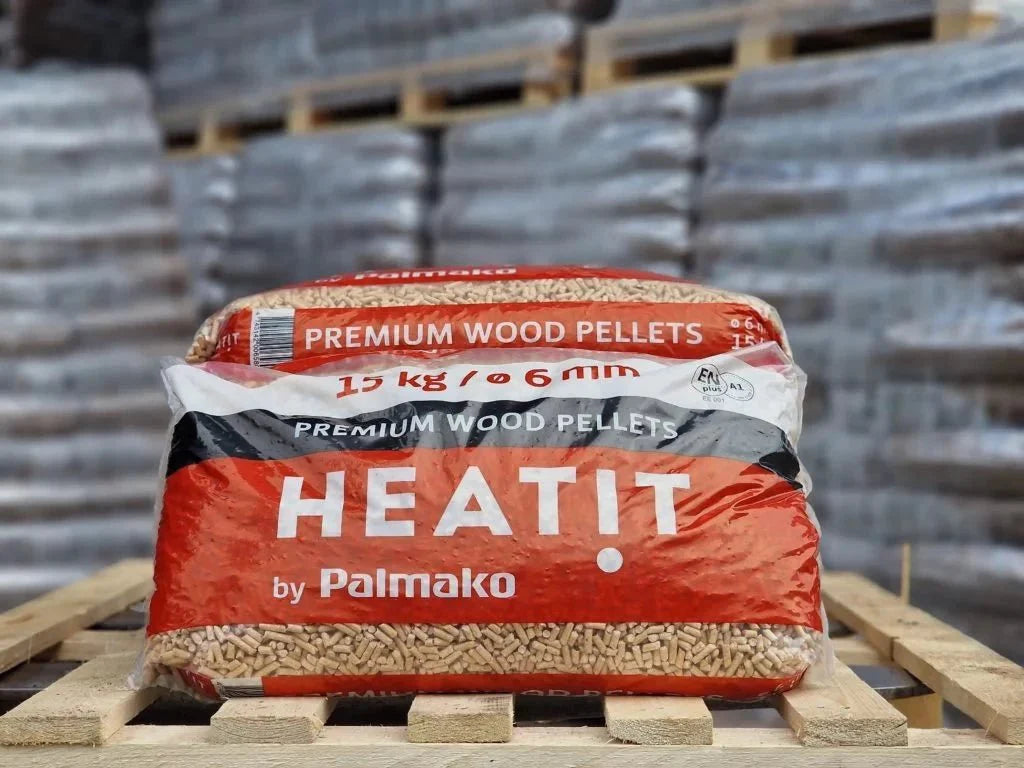 Premium Wood Pellets – Pallet of 35 x 15kg Bags - Rathwood Store