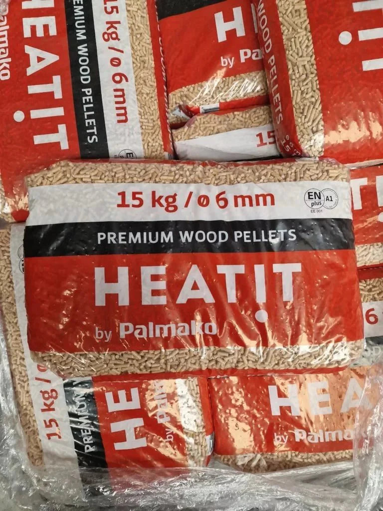 Premium Wood Pellets – Pallet of 35 x 15kg Bags - Rathwood Store