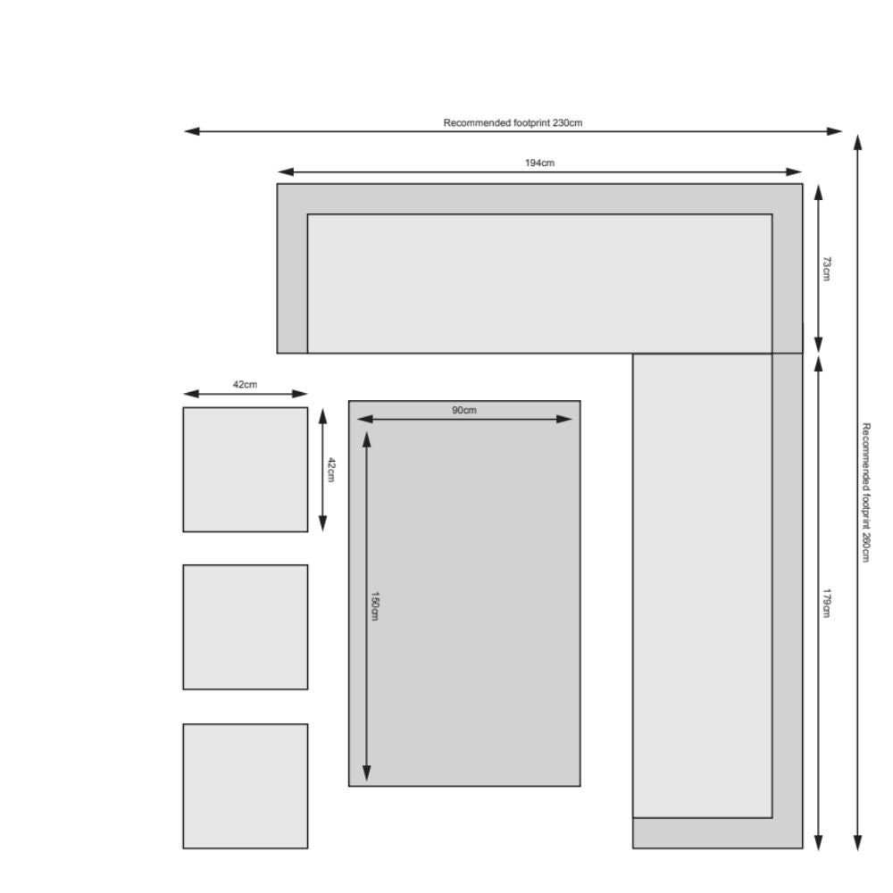 Hampton Casual Sofa Dining Set