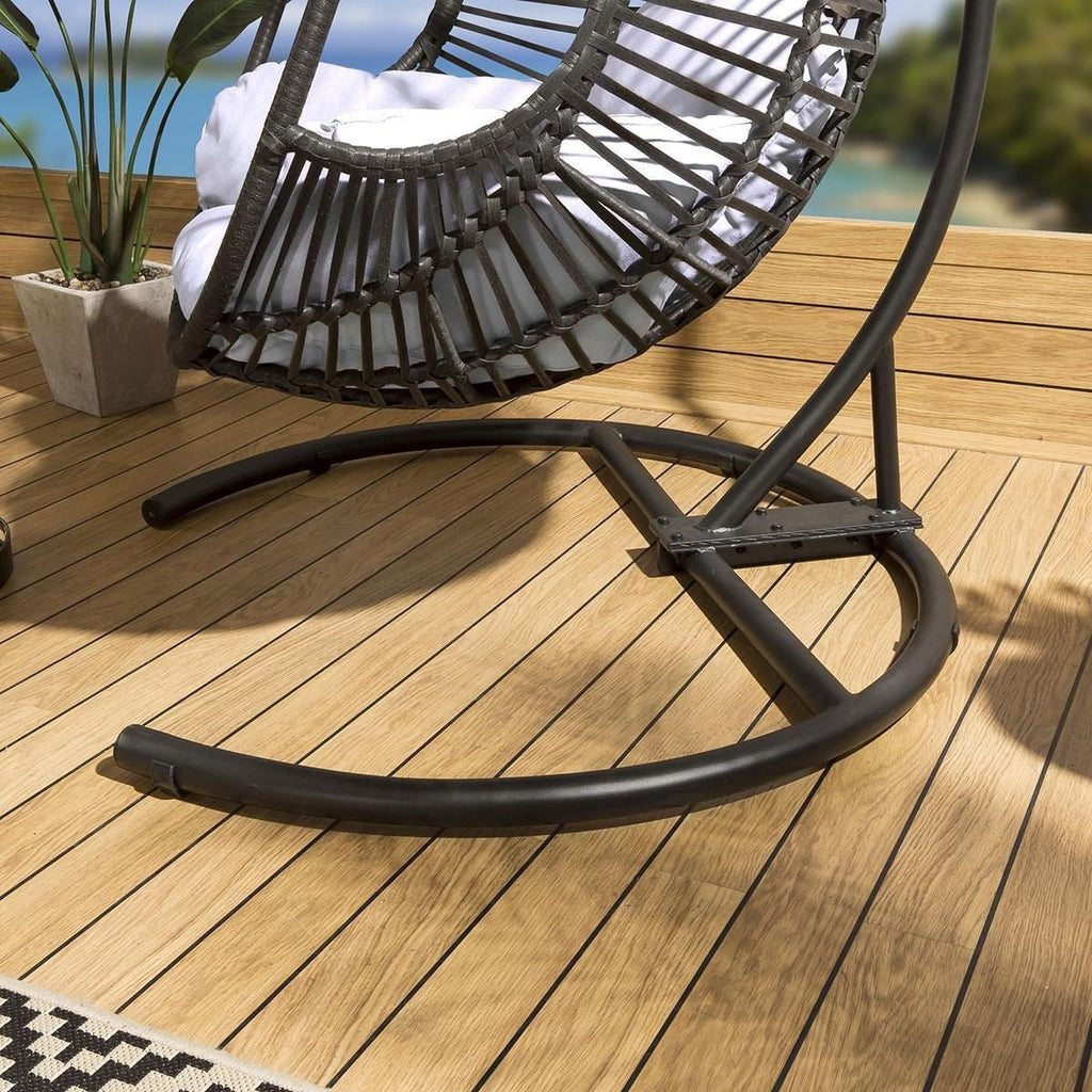 Rathwood Single Pod Hanging Chair - Grey - Rathwood Store