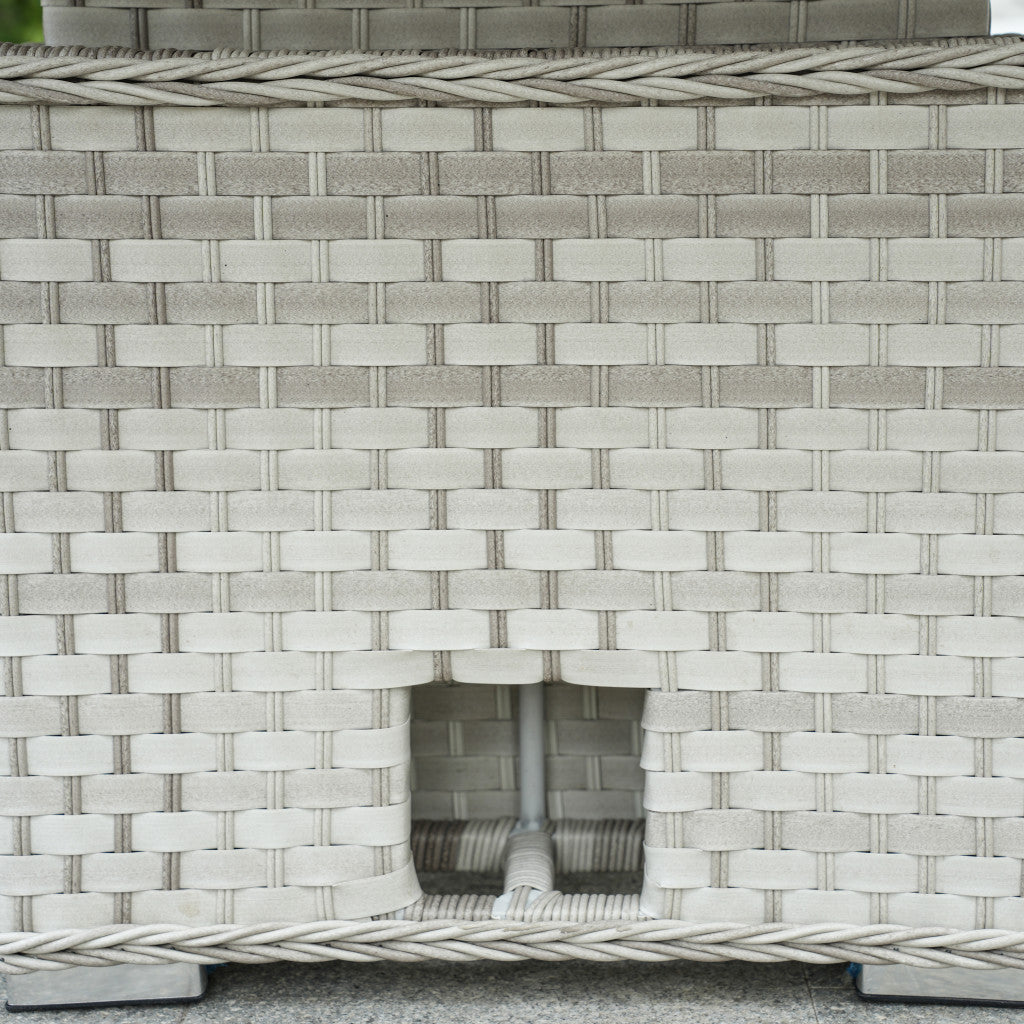 Ravenna - Corner Sofa Set with Rectangular Rising Table (White Washed)