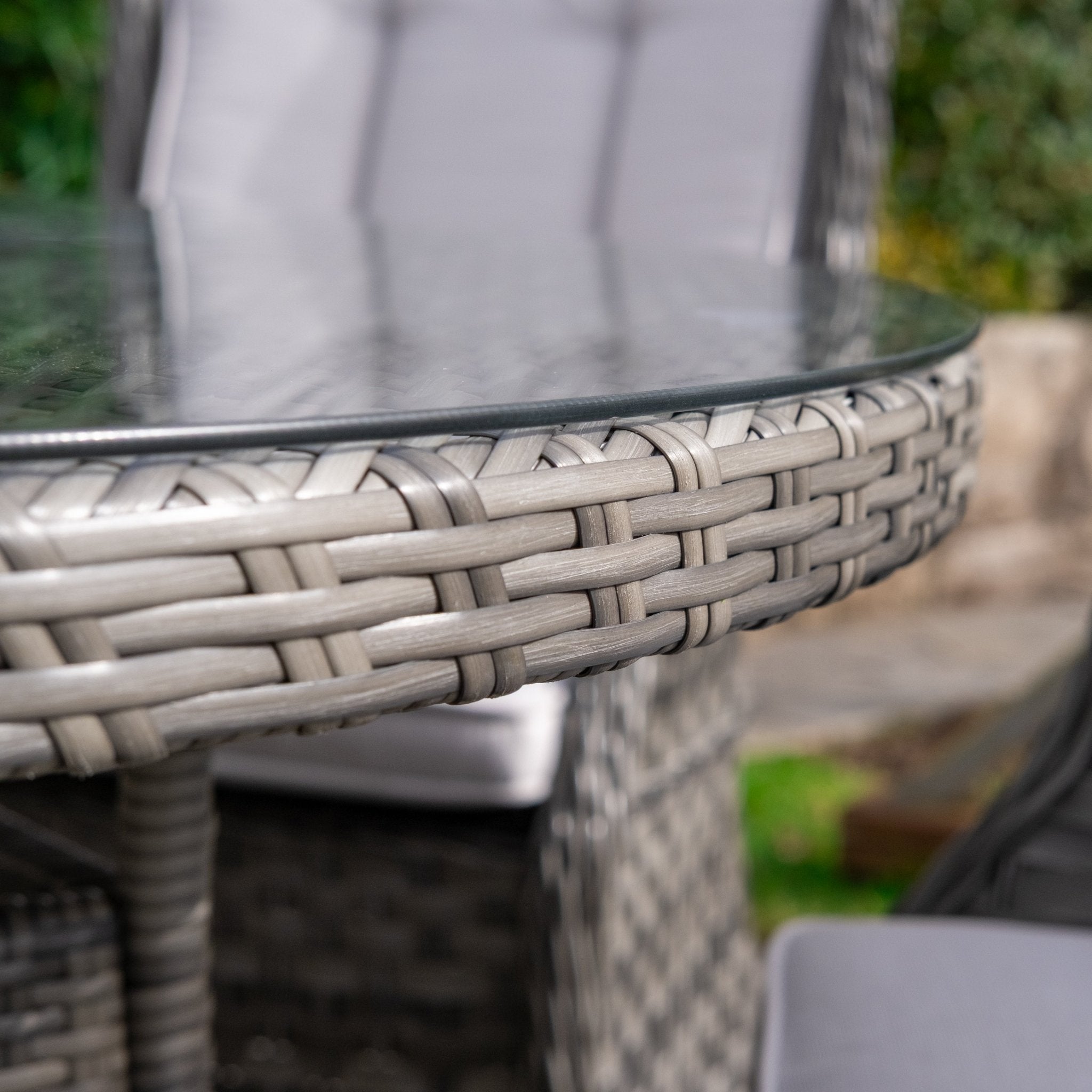 Ravenna - 4 Seater Set (Grey) - Rathwood Store