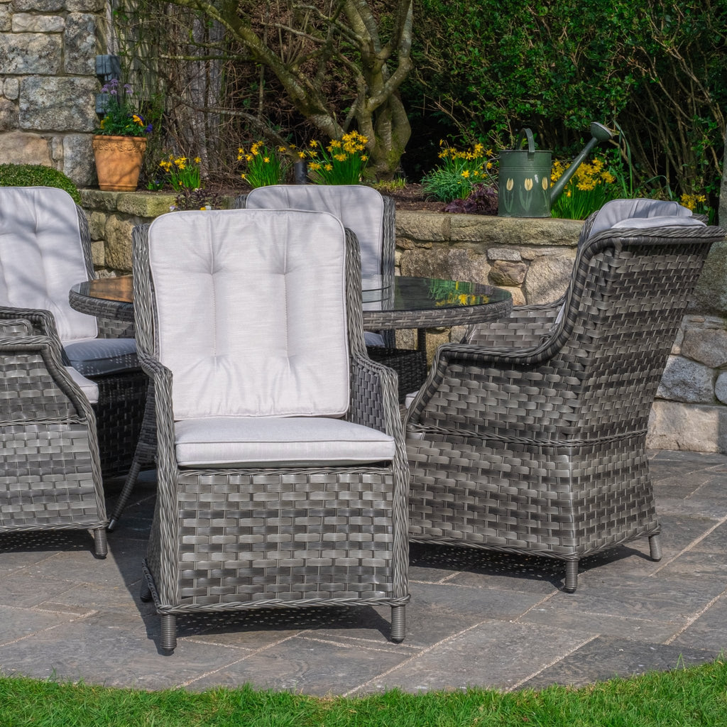 Ravenna - 6 Seater Set (Grey) - Rathwood Store
