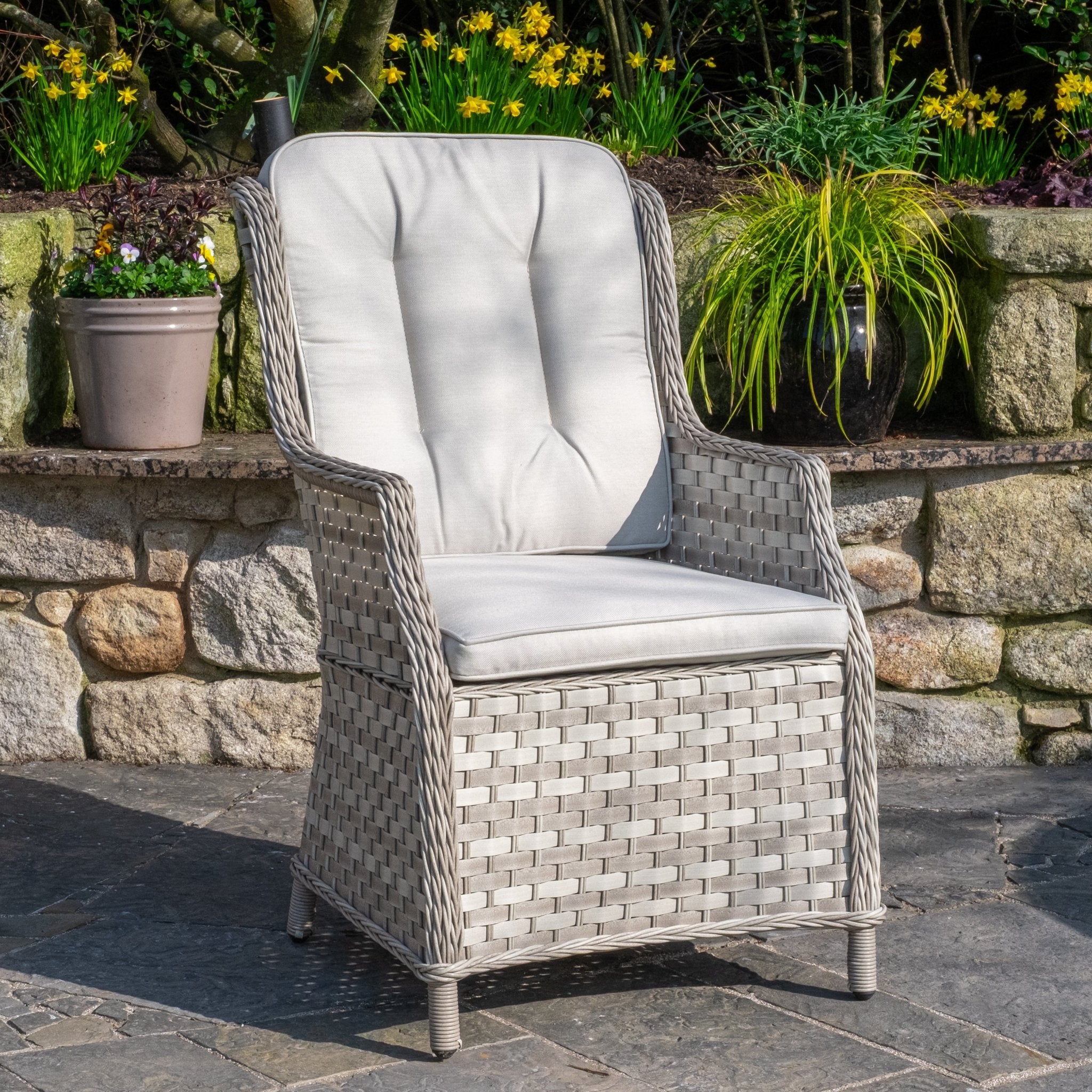Ravenna - 6 Seater Set (White Washed) - Rathwood Store