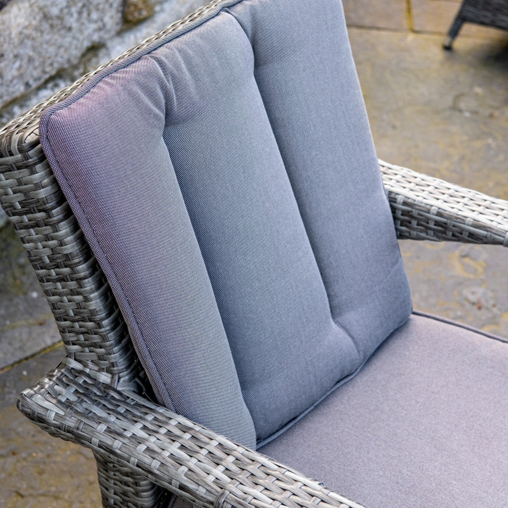 Havana - 8 Seat Set with 170cm Round Table (Light Grey)