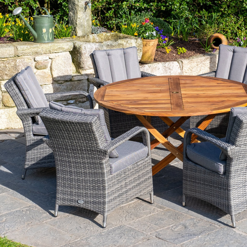 Redcliffe 6 Seater Premium Outdoor Dining Set - Rathwood Store