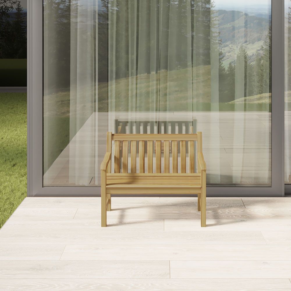 REDCLIFFE OILED ACACIA CHILDRENS BENCH 2FT (FSC 100%) - Rathwood Store