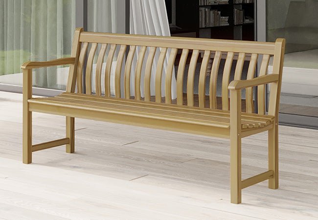 REDCLIFFE OILED ACACIA ST GEORGE BENCH 5FT (FSC 100%) - Rathwood Store