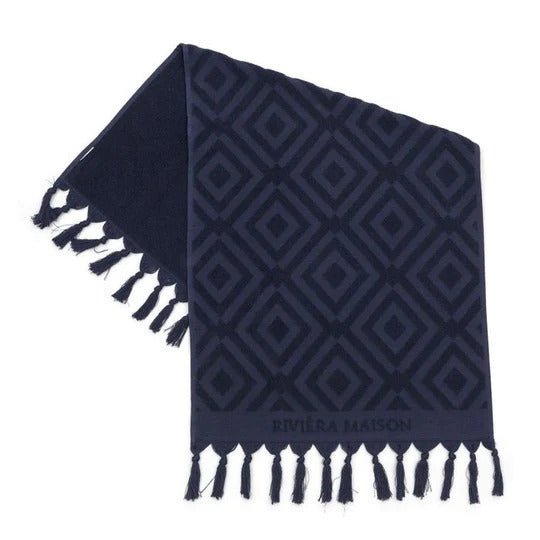 RM Chic Towel dark blue 100x50 - Rathwood Store