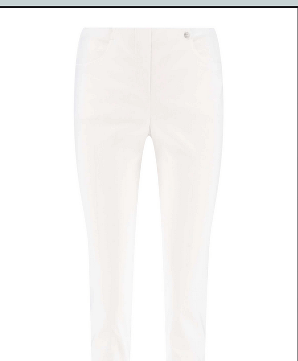 Robell Trousers Bella 09 SS25 - White - Rathwood Store