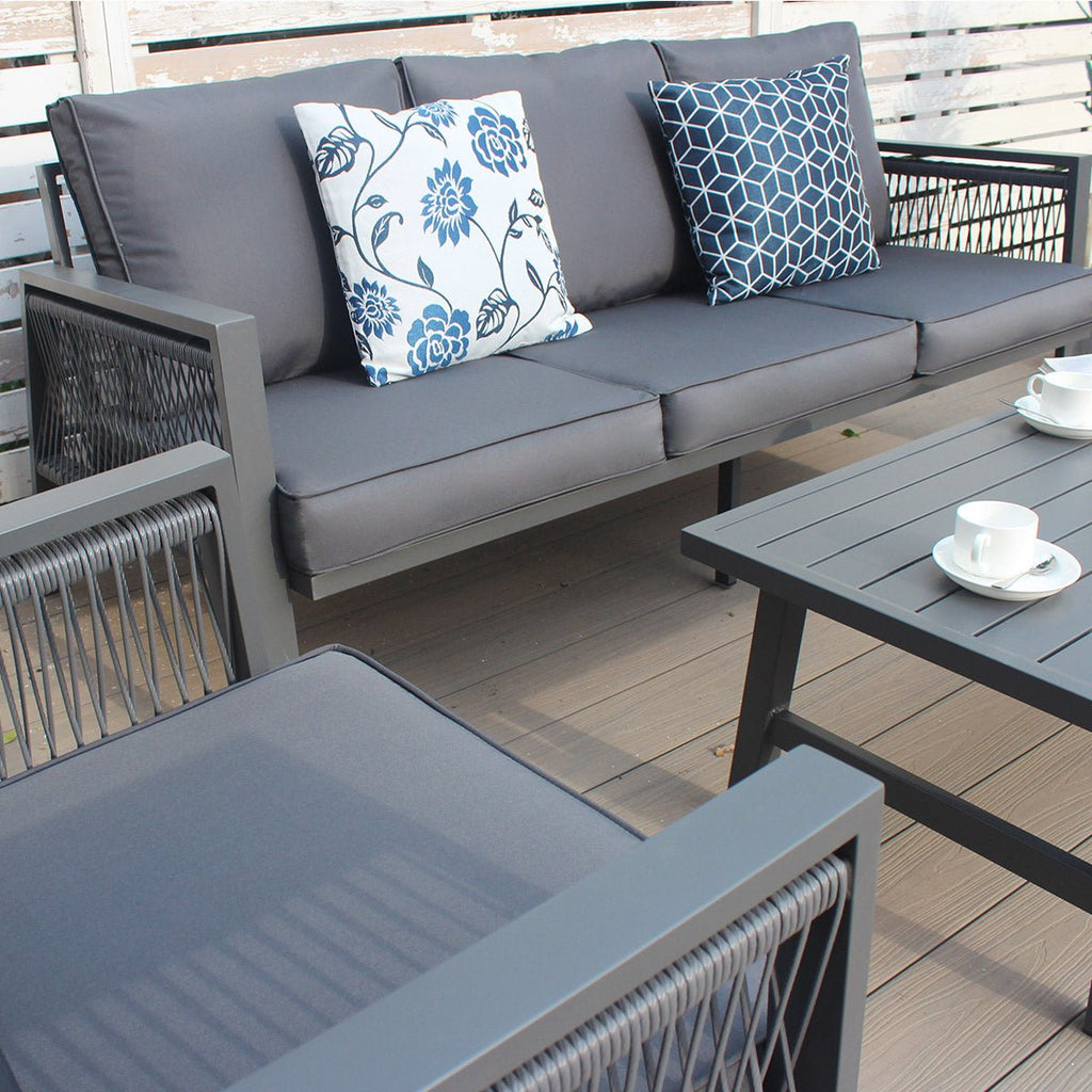 Rope 5 - Seater Sofa Coffee Set - Rathwood Store