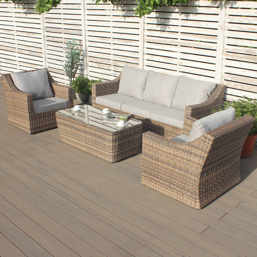RW 5 - Seater Rattan Sofa Set - Rathwood Store
