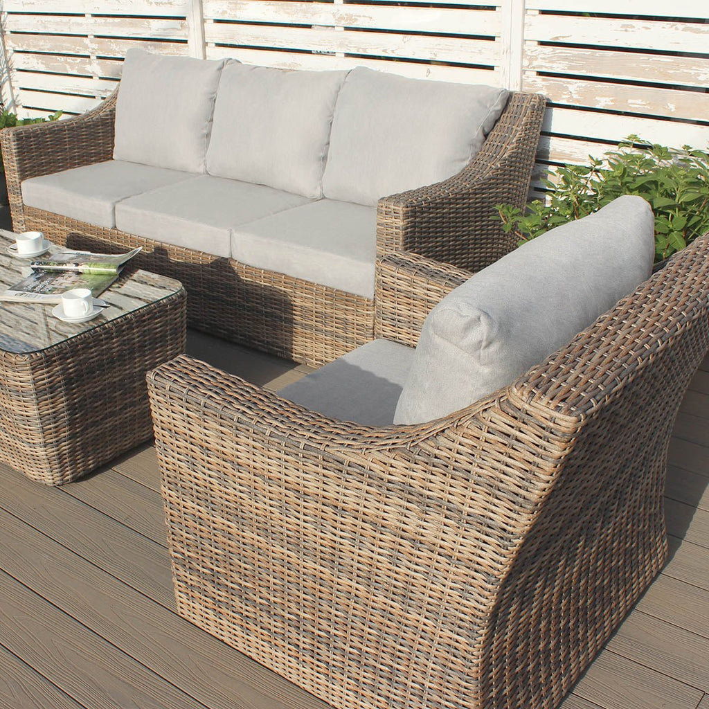 RW 5 - Seater Rattan Sofa Set - Rathwood Store