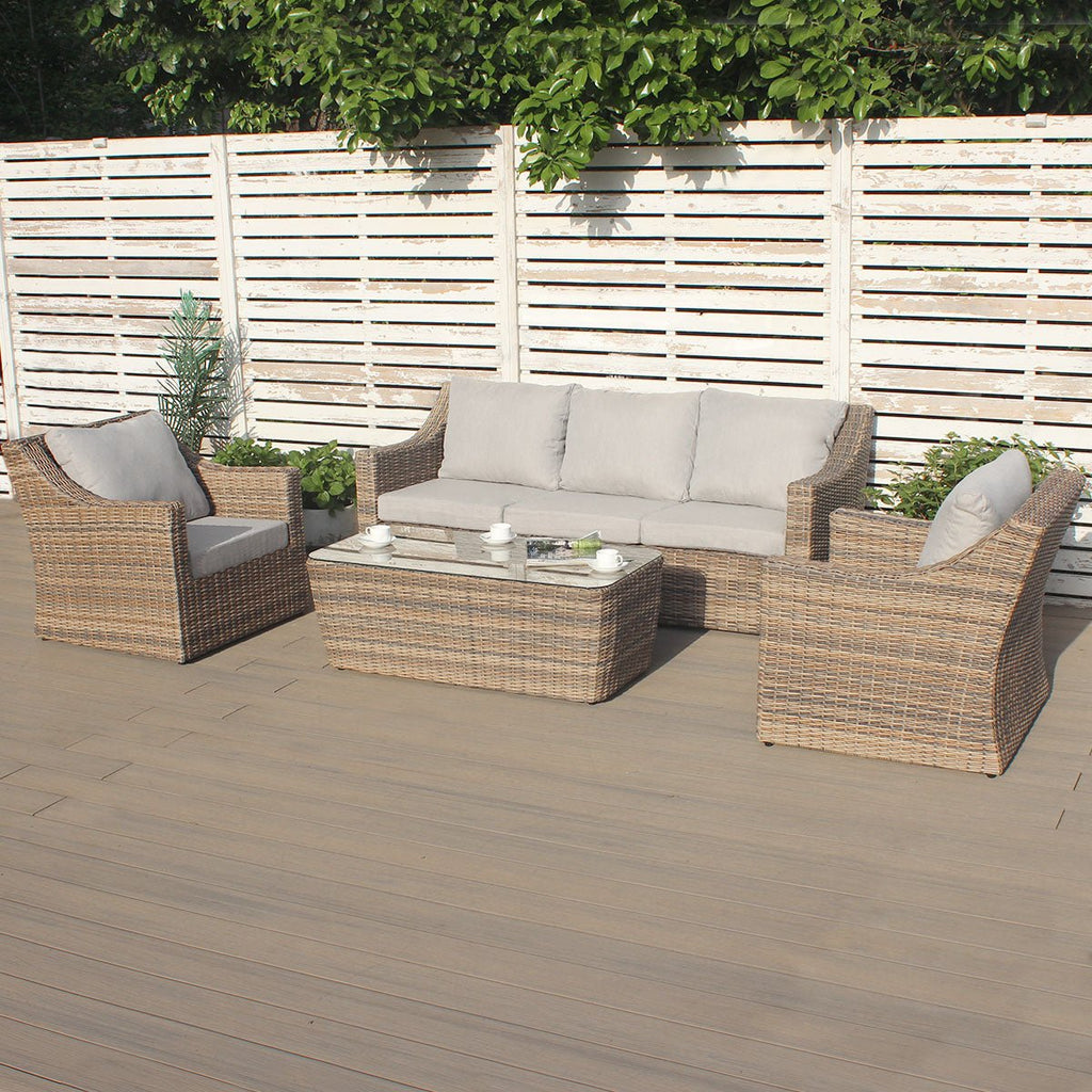 RW 5 - Seater Rattan Sofa Set - Rathwood Store