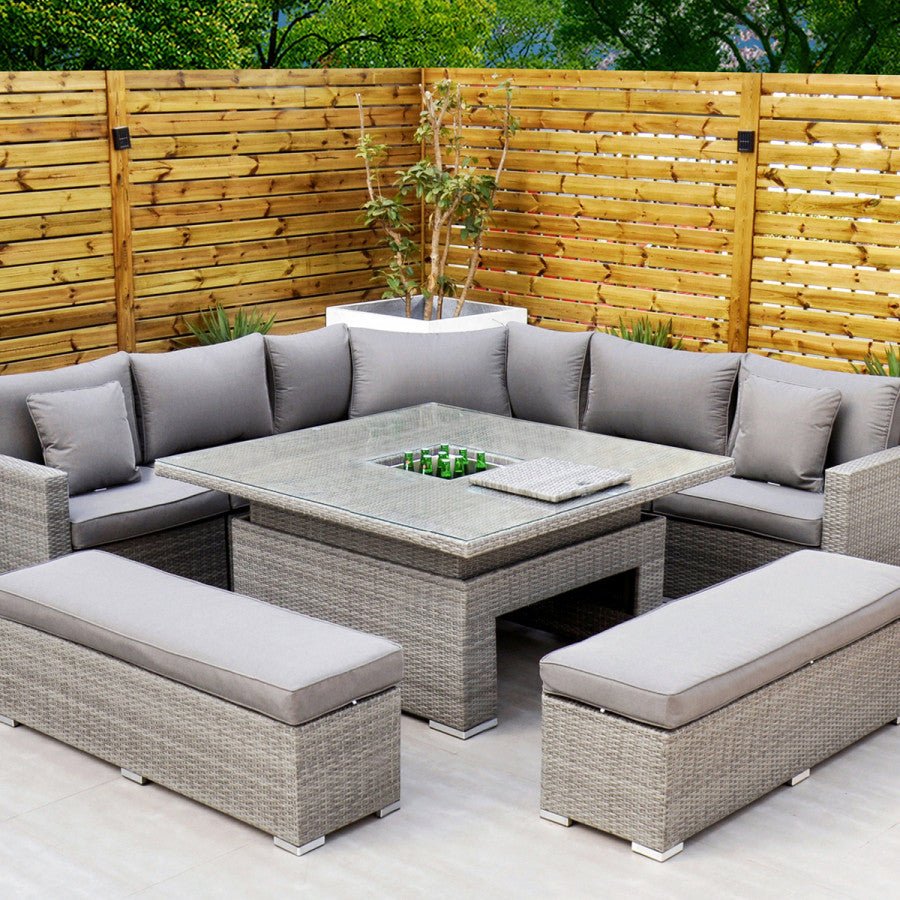 RW Cuba Corner Rising Dining Set - XL - Rathwood Store