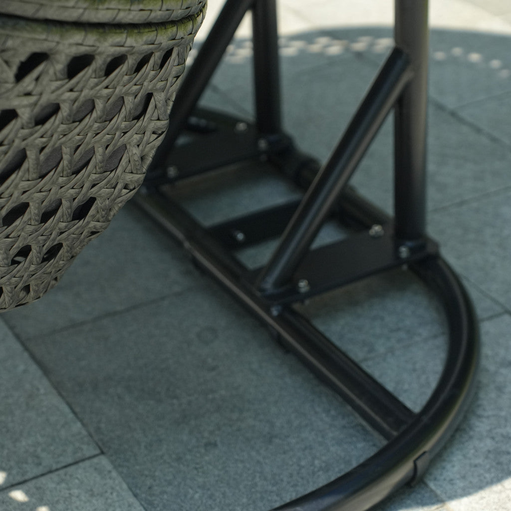 Double Hanging Pod Chair - Grey